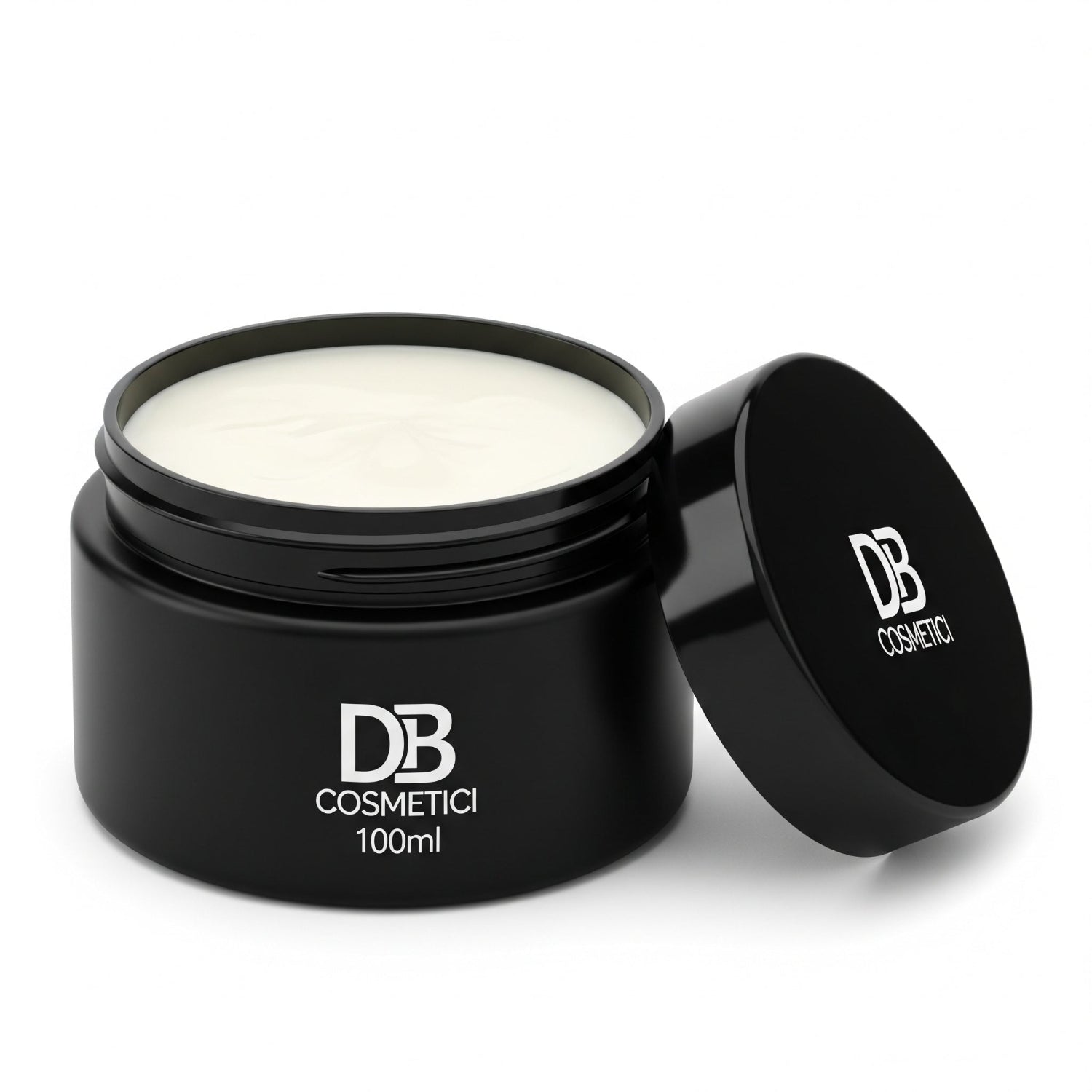 cera per capelli effetto opaco ad alta tenuta, vasetto nero da 100 ml.